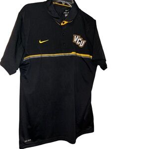 Men Nike dri fit vcu rams Virginia commonwealth university size Large L shirt